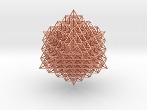 512 Tetrahedron Grid in Natural Copper