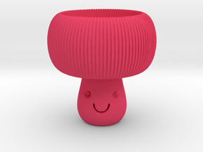 Mushroom Tealight Holder in Pink Smooth Versatile Plastic