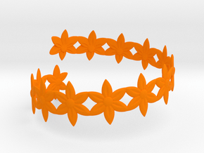 Bracelet in Orange Smooth Versatile Plastic