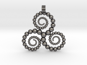 Triskelion in Processed Stainless Steel 17-4PH (BJT)