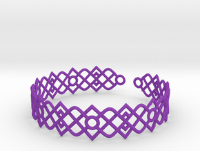 Bracelet in Purple Smooth Versatile Plastic