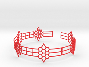 Bracelet in Red Smooth Versatile Plastic