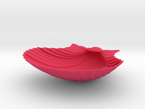 Scallop Shell in Pink Smooth Versatile Plastic