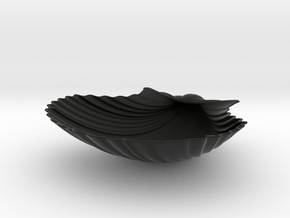 Scallop Shell in Black Natural TPE (SLS)