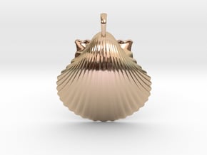 Scallop Shell in 9K Rose Gold 