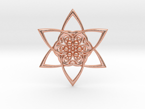 Star in Natural Copper