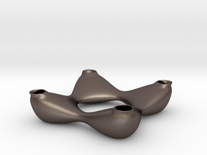 Multiplanter, A in Polished Bronzed-Silver Steel