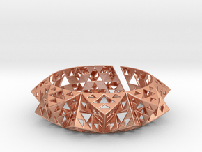 Sierpinski Bracelet in Natural Copper