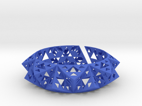 Sierpinski Bracelet in Blue Smooth Versatile Plastic