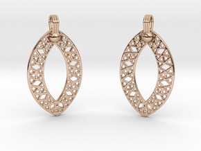 Earrings in 9K Rose Gold 
