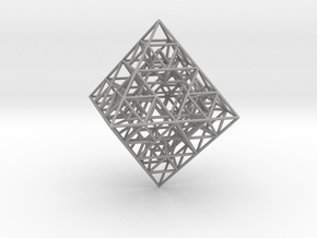 Sierpinski Octahedral Prism 5 cm. in Accura Xtreme