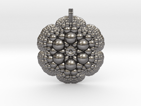 Fractal Pendant in Processed Stainless Steel 17-4PH (BJT)