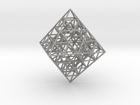 Sierpinski Octahedral Prism 6 cm. in Accura Xtreme