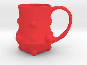 Mug in Red Smooth Versatile Plastic