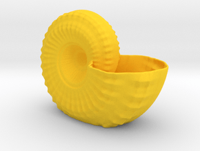 Shell Planter in Yellow Smooth Versatile Plastic
