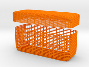 Teabag Container in Orange Smooth Versatile Plastic