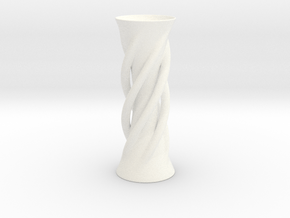 Vase 735 in White Smooth Versatile Plastic