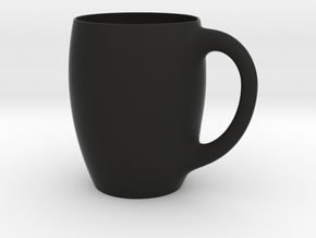 Simple Mug in Black Smooth PA12