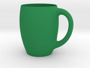 Simple Mug in Green Smooth Versatile Plastic