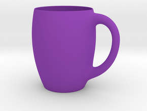 Simple Mug in Purple Smooth Versatile Plastic