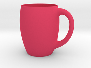 Simple Mug in Pink Smooth Versatile Plastic
