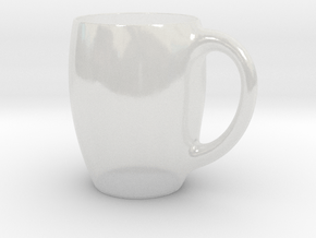 Simple Mug in Clear Ultra Fine Detail Plastic