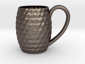  Mug in Polished Bronzed-Silver Steel