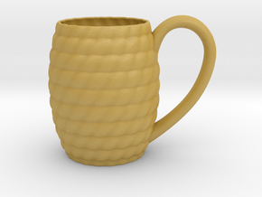  Mug in Tan Fine Detail Plastic