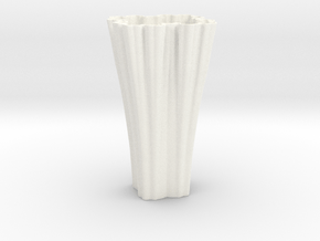 Vase 444 in White Smooth Versatile Plastic