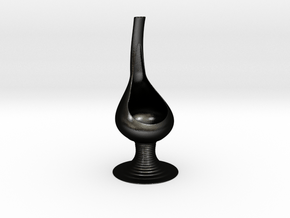 Vase 1328 in Matte Black Steel