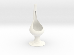 Vase 1328 in White Smooth Versatile Plastic