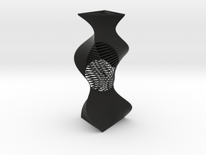 Vase 1247 in Black Smooth Versatile Plastic