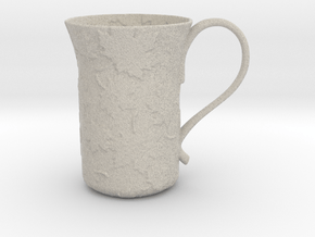 Leaves Mug in Natural Sandstone