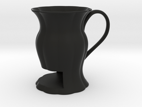 Cookie Mug in Black Smooth Versatile Plastic