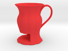 Cookie Mug in Red Smooth Versatile Plastic