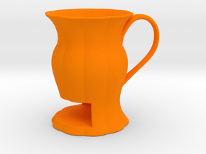 Cookie Mug in Orange Smooth Versatile Plastic