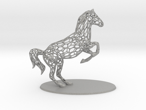 Voronoi Rearing Horse in Aluminum