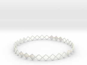 Bracelet in White Natural Versatile Plastic