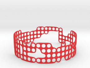 Bracelet in Red Smooth Versatile Plastic