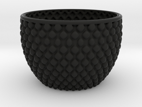 Planter in Black Smooth Versatile Plastic