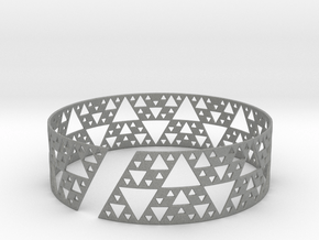 Sierpinski Bracelet in Gray PA12