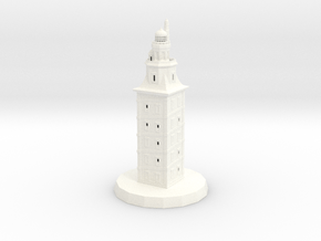 Torre de Hércules in White Smooth Versatile Plastic