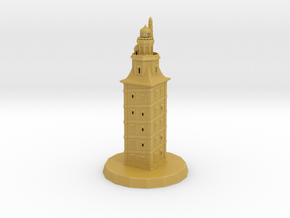 Torre de Hércules in Tan Fine Detail Plastic