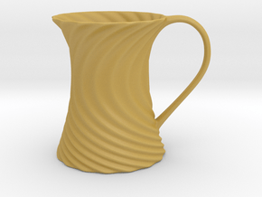 Mug in Tan Fine Detail Plastic