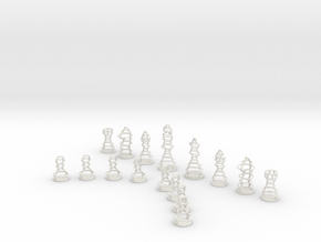 Rings Chess Set in White Natural TPE (SLS)