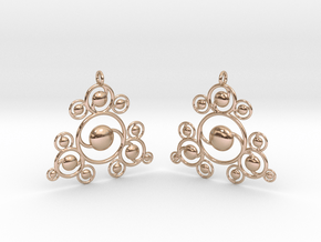 Earrings in 9K Rose Gold 