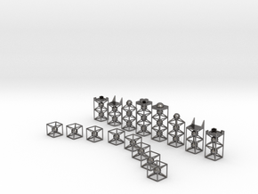 Minimal 751 Chess Set in Processed Stainless Steel 17-4PH (BJT)
