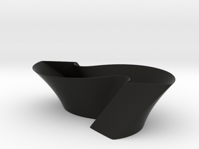 Planter in Black Smooth PA12