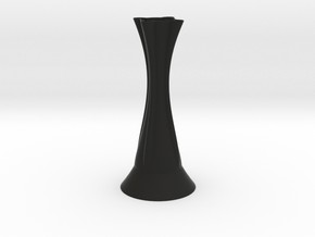 Vase 1808D in Black Smooth PA12