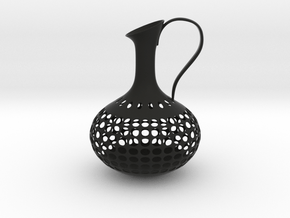 Vase 1900D in Black Smooth Versatile Plastic